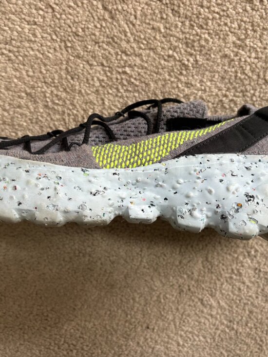 Nike Space Hippie 04 Men\'s Running Shoes Size 9.5 Gray Volt CZ6398-001 main image 4